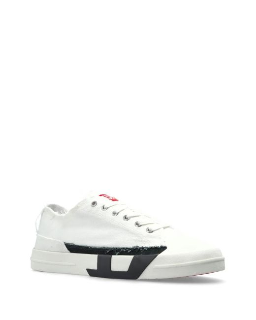 DIESEL White D-Verse Sneakers for men