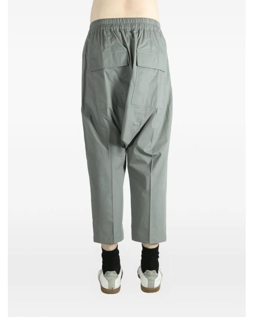 Rick Owens Gray Drawstring Pants for men