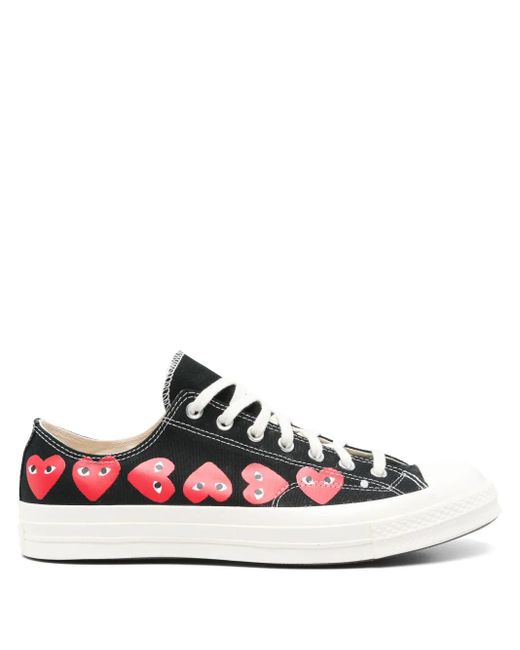 COMME DES GARÇONS PLAY X Converse Chuck 70 Multi Heart スニーカー White