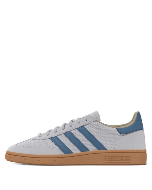 Adidas Blue Handball Spezial Stripes Sneakers for men