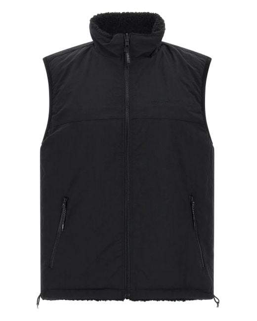 Gramicci Black Reversible Sherpa Vest for men