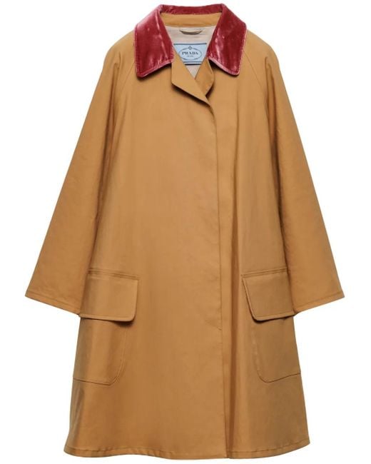 Prada レインコート Brown