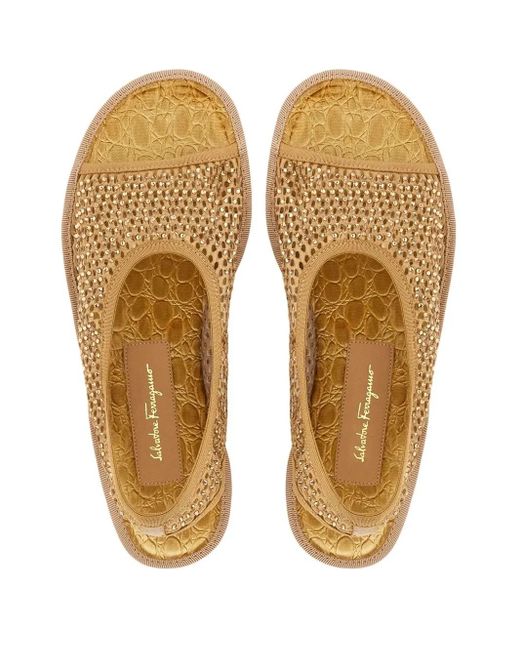Ferragamo Natural Anio Nomadic Stories Slingback Sandals