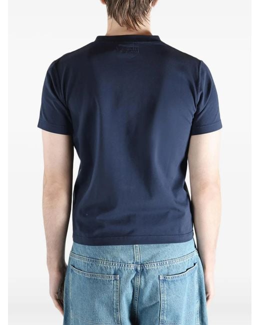 Vetements Blue Short-Sleeve T-Shirt for men