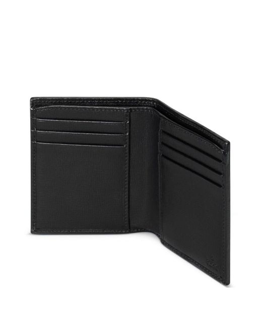 Gucci Black GG Supreme Bi-fold Wallet for men