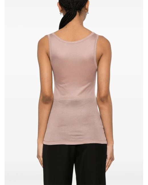 Prada Pink Oberteil Mit Logo