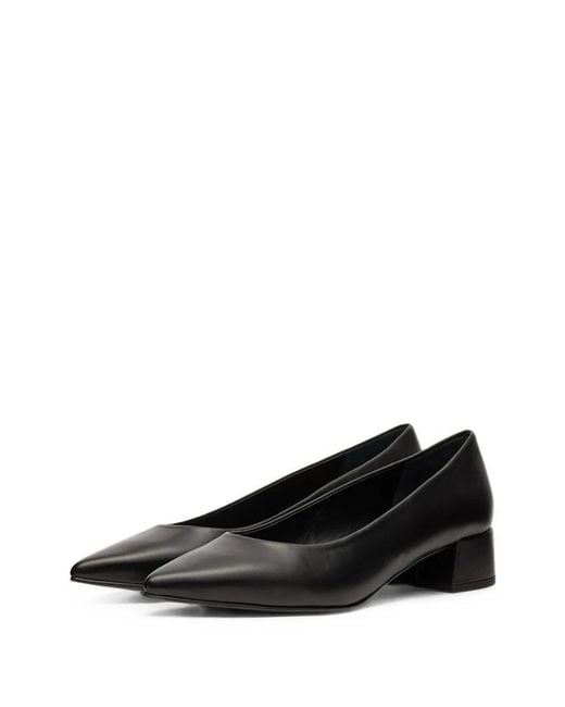 Lottusse Black Carla Pointed-Toe Pumps