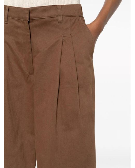 Pinko Brown Wide-leg Trousers