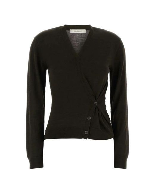 Lemaire Black Wool Blend Jumper