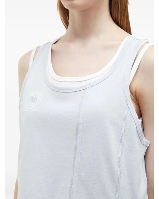 Musium Div. White Layered Top