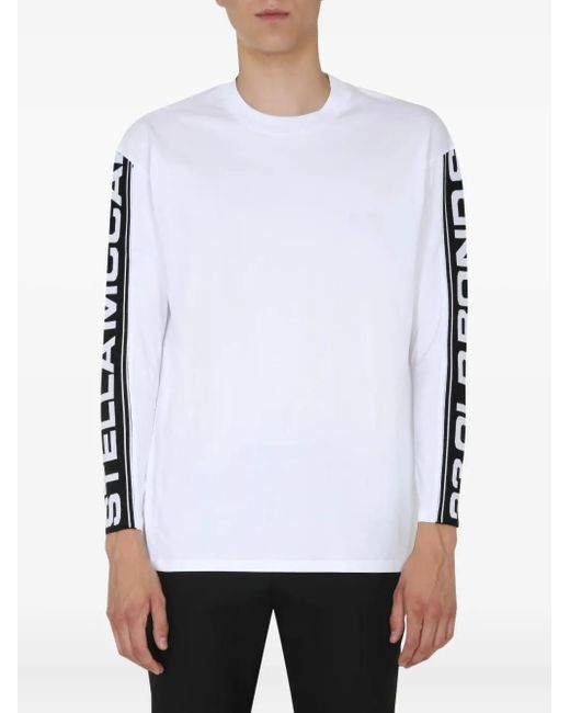 Stella McCartney White Long-Sleeve T-Shirt