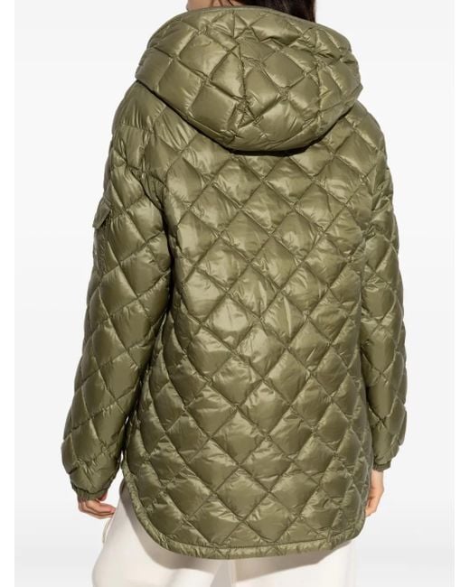 Moncler Green Quilted Puffer Jacket