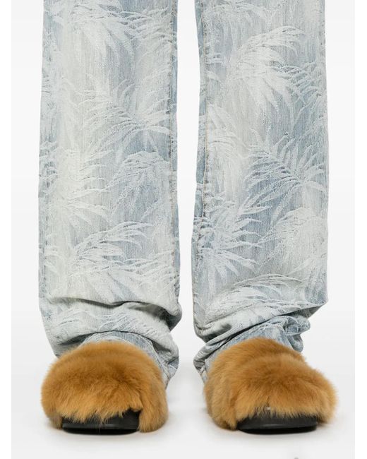 Palm Angels Blue Elevated Jeans