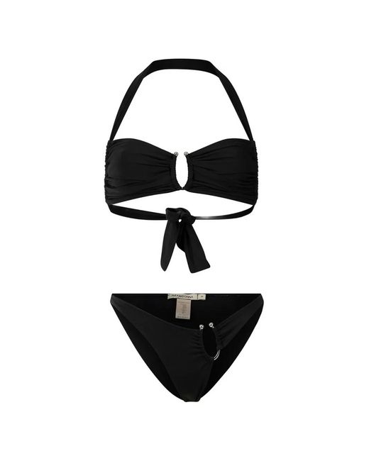 Paramidonna Black Morgan Ring-Detail Bikini