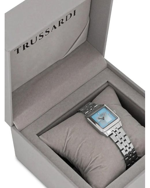 Trussardi White Square 30Mm Watch