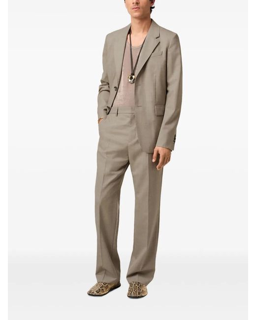 AMI Brown Wool Blazer for men