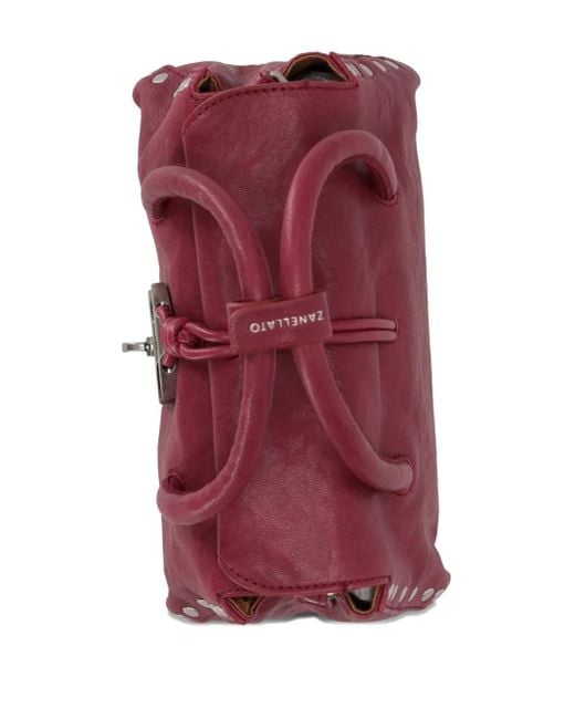 Zanellato Purple Mini Dotta Shoulder Bag