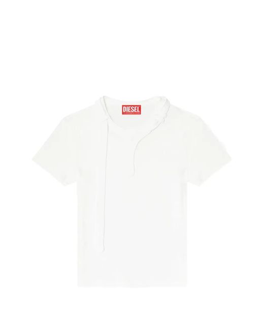 DIESEL White T-Iaras Top