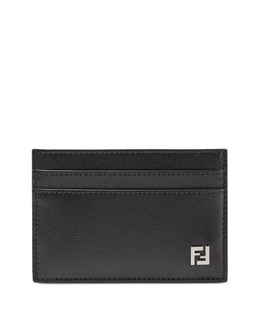 Fendi Eckiges Kartenetui Mit Ff in Black für Herren