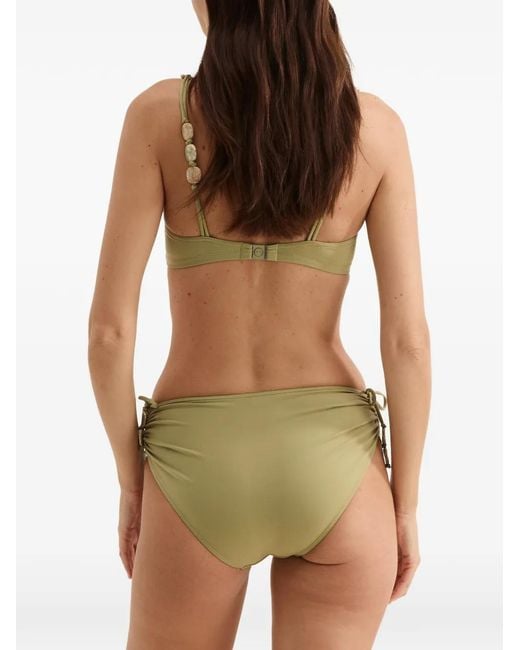 Eres Green Edina Full-Cup Beaded Bikini Top