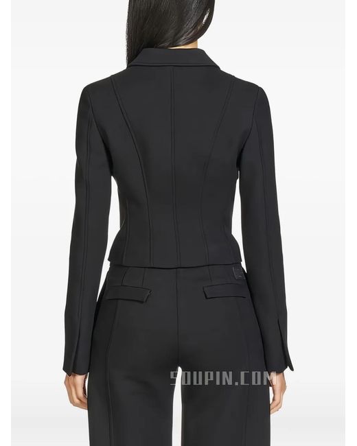 Chaqueta Con Solapas De Muesca Ferragamo de color Black