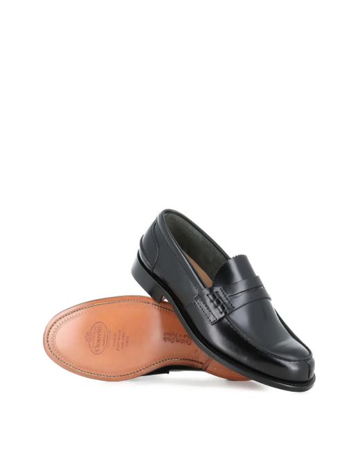 Church's Gray Leather Loafers for men