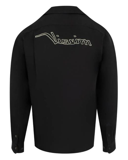 Visvim Black Logo-Embroidered Shirt for men