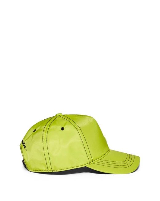 DSquared² Green Logo-Patch Baseball Cap for men