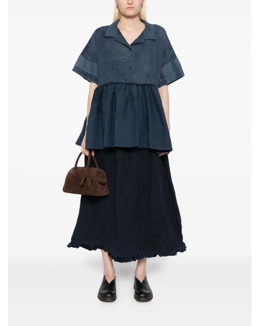 By Walid Blue April Top