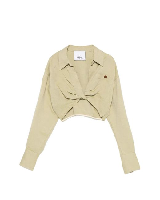 Erika Cavallini Semi Couture Natural Twisted Skirt