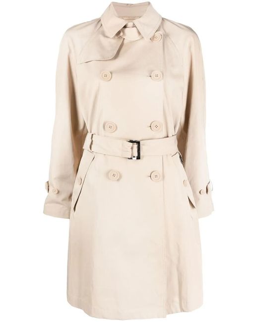 Emporio Armani Natural Belted Trench Coat