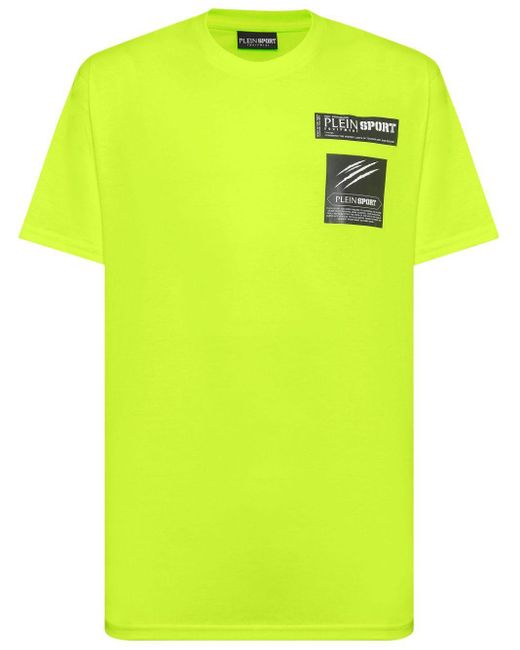 T-shirt con stampa di Philipp Plein in Yellow da Uomo