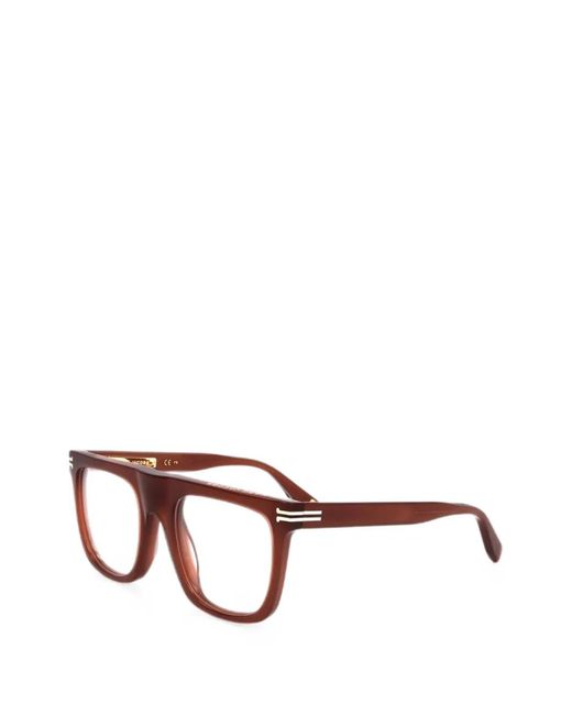 Marc Jacobs Brown Square-Frame Glasses