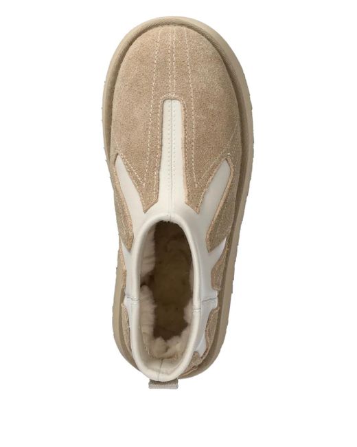 Ugg Natural Classic Mini Dipper Platform Ankle Boots