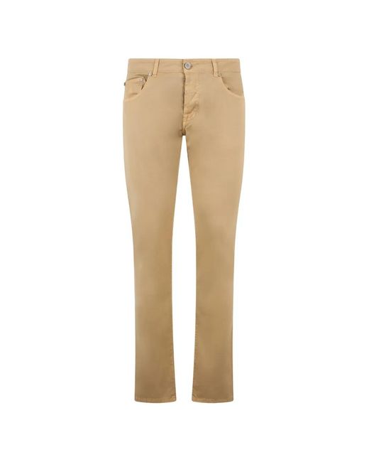 Moorer Natural Pocket Trousers for men