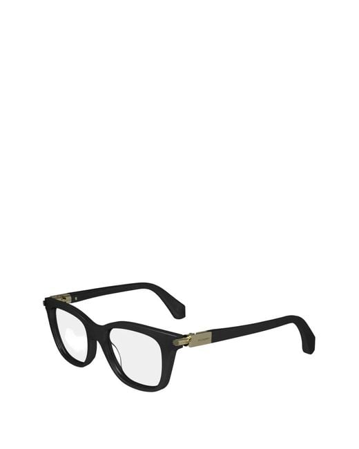 Ferragamo Black Square-Frame Glasses