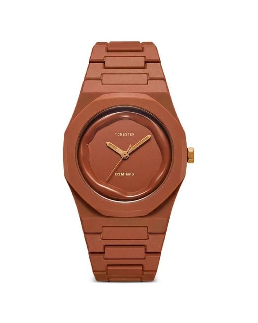 D1 Milano Orange X Tonester Street Art 40.5Mm Watch