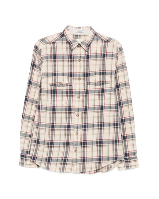Gant White Chemise Boutonnée À Carreaux Vichy for men