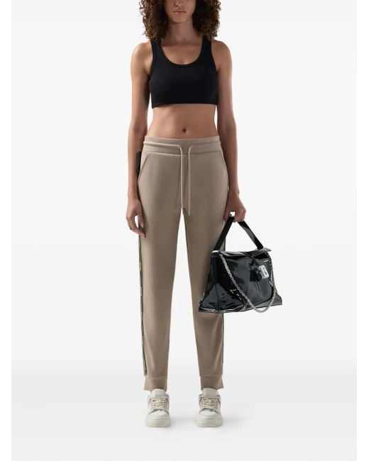 Gcds Natural Logo-Tape Scouba Track Pants