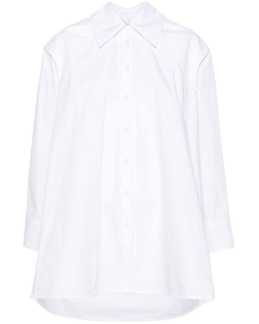 Jil Sander White Hemd aus Popeline