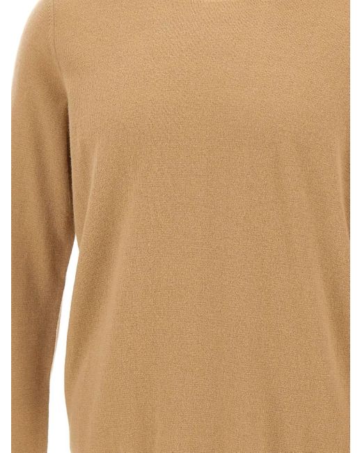 Kangra White Ribbed Crew-Neck Sweater for men