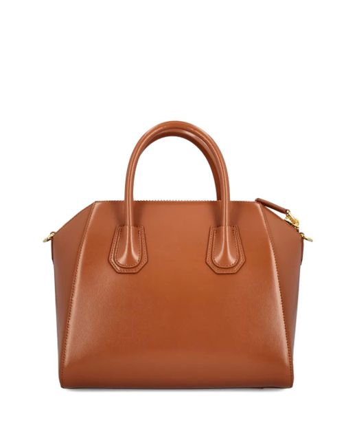 Givenchy Brown Leather Top-Handle Shoulder Bag