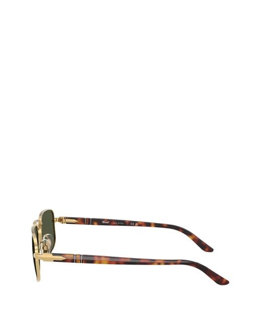 Persol Green Rectangle-Frame Sunglasses