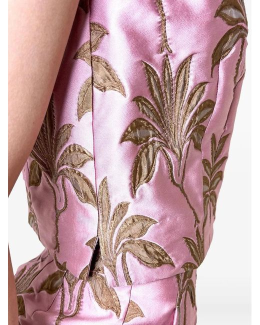 ODEEH Pink Sleeveless Floral Shirt