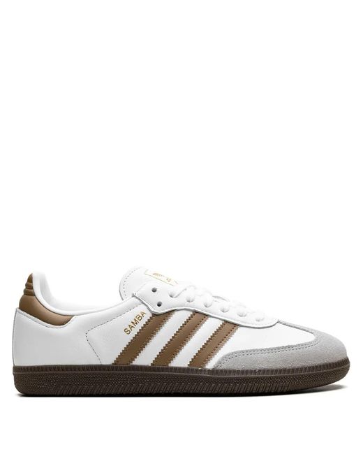 Adidas White Samba Sneakers for men