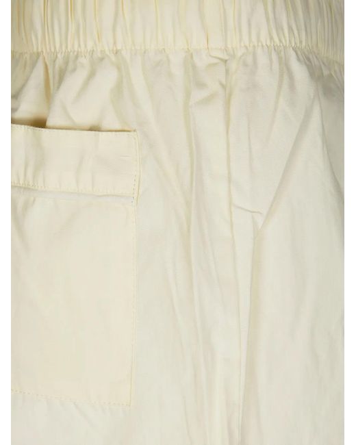 Entire studios White Drawstring-Waist Shorts