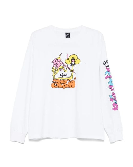 メンズ Brain Dead Packing Up T-shirt White