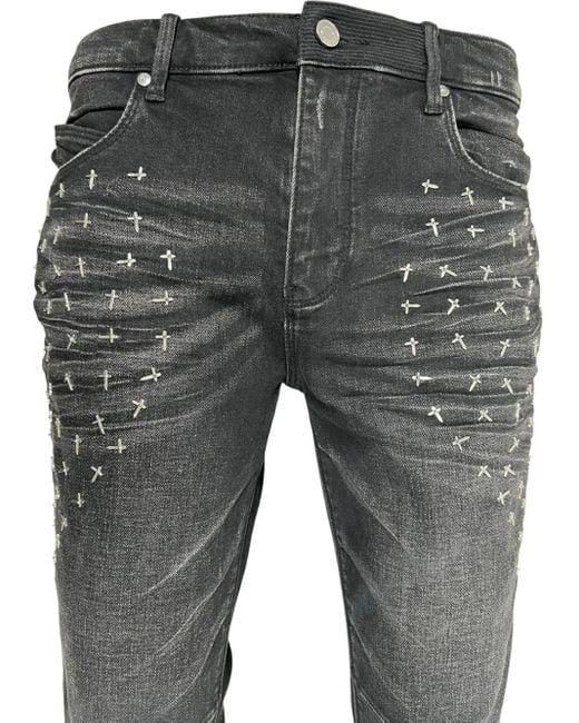 RTA Olivier Stacked Skinny Jeans in het Blue voor heren