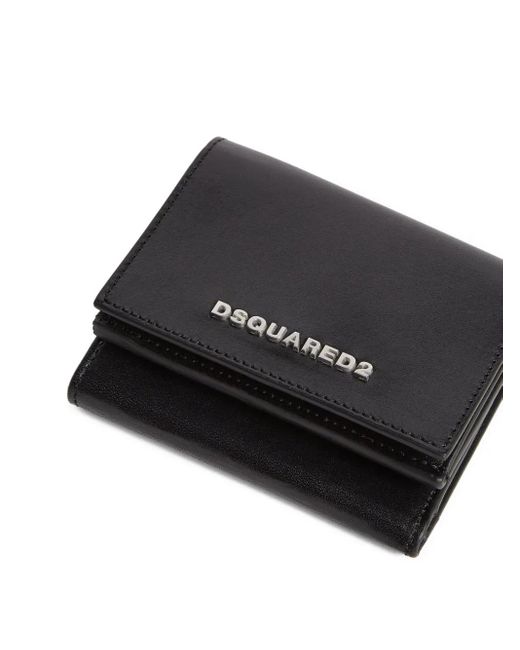 DSquared² Black Leather Wallet