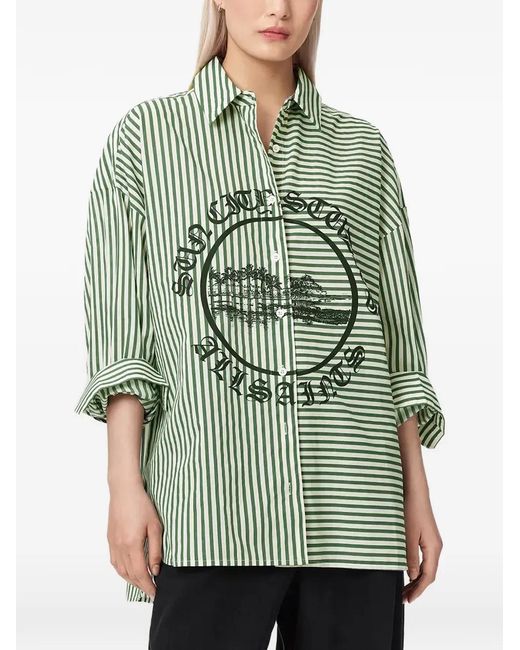 AllSaints Green Adrianne Shirt
